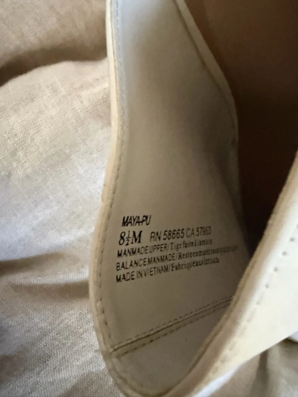 Abound Cream Leather Block Heel Mule - Picture 4 of 4